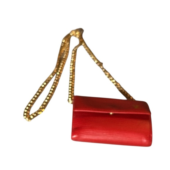 Louis Vuitton Red Epi Wallet with Temporary  Crossbody Conversion - Picture 3 of 10